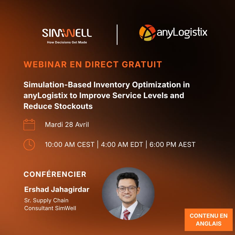 ALX Webinar - Simulation-Based Inventory Optimization in anyLogistix to Improve Service Levels and Reduce Stockouts 