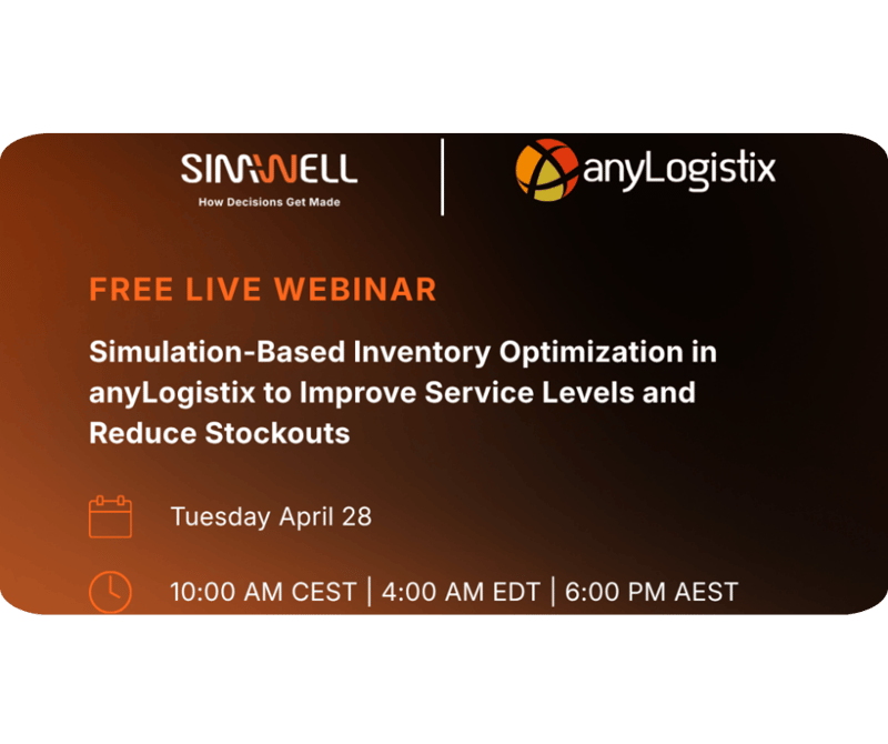 ALX Webinar - Simulation-Based Inventory Optimization in anyLogistix to Improve Service Levels and Reduce Stockouts 