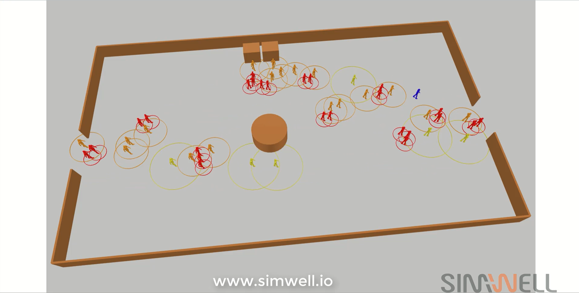 Social Distancing Simulation How to Use Agent Based Simulation to Plan Social Distancing Parameters